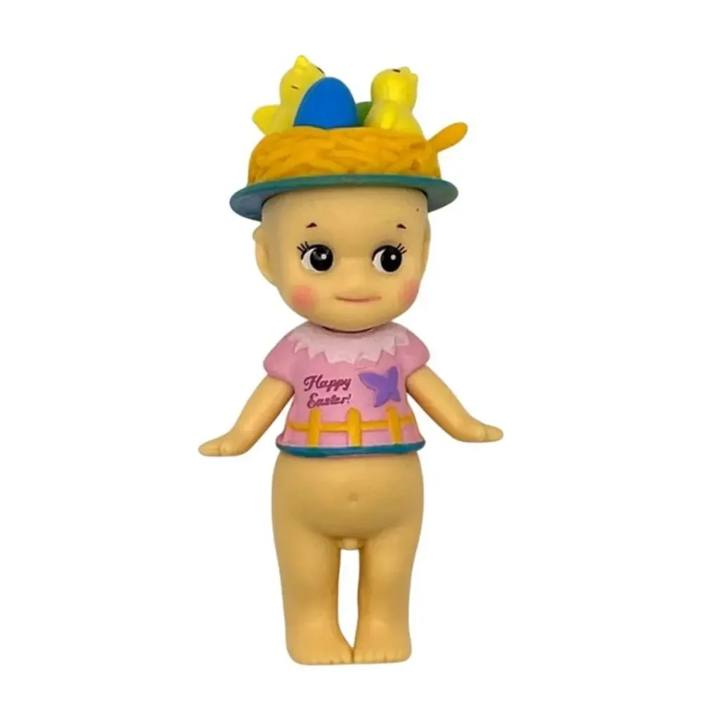 New Unbranded Kewpie/Angel Mini Figure, Easter Nest, Open Blind Box Style